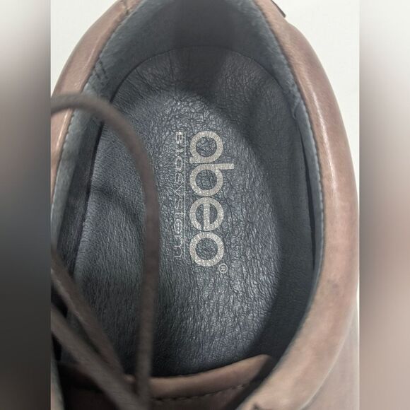 New Abeo Bio Shoes Brown Oxford Lace Up Leather Dress Casual Comfort Size 9 Walk main image 10